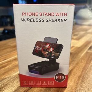 ASEAT Cell Phone Stand with Bluetooth Speaker ⭐️ Fast Shipping!